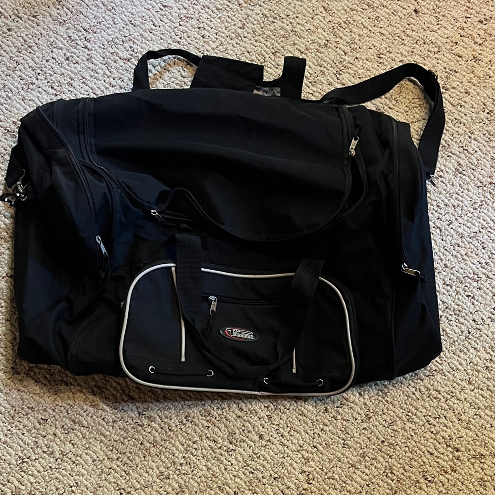 Versatile Black Duffel Bag by